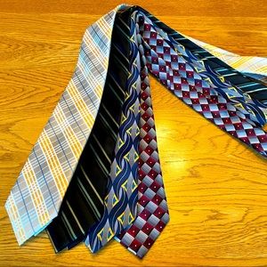 Four adult neck ties.
